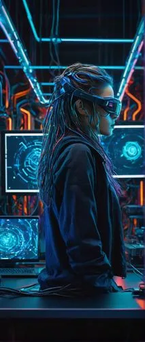 cyber glasses,cyberpunk,cyber,cyberspace,nerve,valerian,futuristic,neon human resources,scifi,cornrows,cybernetics,cyborg,cybertruck,girl at the computer,turtle ship,matrix,dj,cg artwork,kosmus,compute,Illustration,Abstract Fantasy,Abstract Fantasy 02