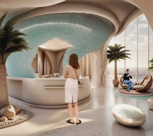 luxury bathroom,jumeirah beach hotel,spa water fountain,largest hotel in dubai,luxury hotel,futuristic architecture,3d rendering,luxury real estate,hotel riviera,cabana,luxury property,futuristic art museum,eco hotel,sky space concept,holiday villa,water sofa,resort,club med,futuristic landscape,dolphinarium