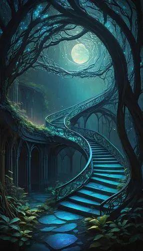 the mystical path,halloween background,pathway,hollow way,winding steps,the path,haunted forest,wooden path,fantasy picture,path,halloween wallpaper,forest path,fantasy landscape,tree top path,witch's house,cartoon video game background,halloween illustration,pathways,labyrinthian,prospal,Photography,Documentary Photography,Documentary Photography 11