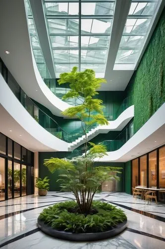 atriums,atrium,wintergarden,embl,lobby,modern office,lendingtree,sunnybrook,phototherapeutics,schulich,headquaters,deloitte,oakbrook,flourishing tree,contemporary decor,winter garden,office building,biopiracy,genzyme,biotechnology research institute,Illustration,Paper based,Paper Based 21