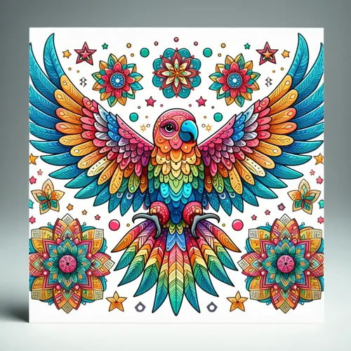 phoenix rooster,ornamental bird,colorful birds,rosella,mandala illustrations,flower and bird illustration,an ornamental bird,decoration bird,bird painting,boho art,bird pattern,mandala,mandala art,owl mandala pattern,sun parakeet,lovebird,bird illustration,kaleidoscope art,mandala illustration,owl pattern