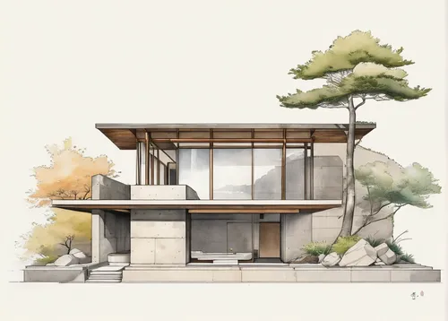 mid century house,house drawing,japanese architecture,modern house,archidaily,garden elevation,timber house,mid century modern,cubic house,frame house,habitat 67,residential house,modern architecture,dunes house,house shape,architect plan,contemporary,kirrarchitecture,asian architecture,wooden house,Unique,Design,Infographics