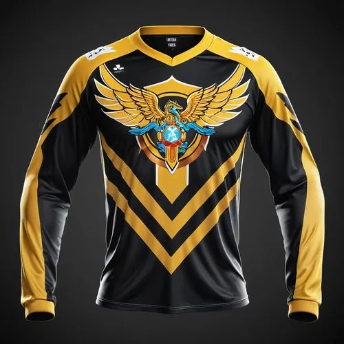 bicycle jersey,sports jersey,kryptarum-the bumble bee,long-sleeve,martial arts uniform,phoenix rooster,garuda,celebration cape,mock up,thunderbird,gold foil 2020,diamond back,apparel,wing ozone rush 5,cycle polo,patung garuda,phoenix,bird wing,titane design,mockup,Photography,General,Realistic