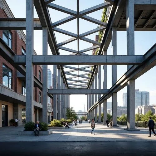 skybridge,transbay,kansai university,bicocca,skyways,sloterdijk,crossbeams,highline,jussieu,masp,passerelle,cantilevers,cantilevered,framing square,adjaye,esade,csula,overbridge,associati,isozaki