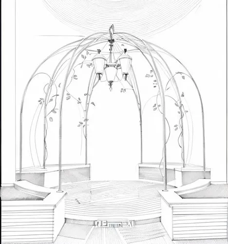 proscenium,rosicrucian,entablature,cochere,three centered arch,stage design,Design Sketch,Design Sketch,Hand-drawn Line Art