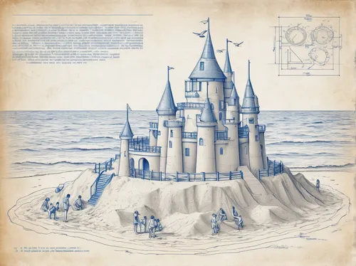 sand castle,sandcastle,building sand castles,castles,water castle,fairy tale castle,ice castle,sand sculptures,sea fantasy,castle of the corvin,knight's castle,disney castle,house of the sea,heroic fantasy,cd cover,digiscrap,fantasy world,blueprint,children's fairy tale,planisphere,Unique,Design,Blueprint