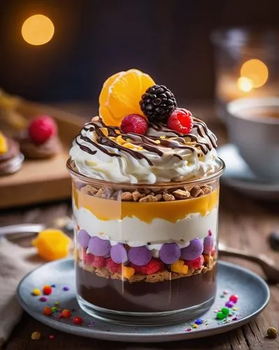 trifle,zuppa inglese,mixed fruit cake,food photography,gelatin dessert,black forest cake,white chocolate mousse,semifreddo,tres leches cake,pavlova,mystic light food photography,cassata,fruit pie,pannacotta,mango pudding,streuselkuchen,reibekuchen,bowl cake,boston cream pie,desserts,Art,Classical Oil Painting,Classical Oil Painting 06