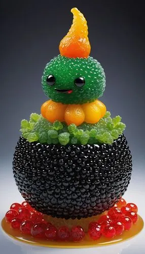 frog cake,mandarin cake,sushi art,gelatin dessert,japanese kuchenbaum,frog figure,water chestnut cake,cassata,jazz frog garden ornament,bowl of fruit in rain,rubber ducky,petit gâteau,caviar,three-lobed slime,fruit cake,sushi plate,century egg,melonpan,candy cauldron,pepper cake,Illustration,Realistic Fantasy,Realistic Fantasy 07