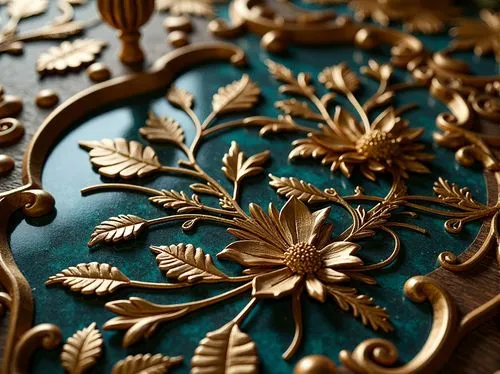 patterned wood decoration,motifs of blue stars,carved wood,motifs,floral ornament,decorative plate,antique background,metal embossing,intricate,ornate,wood carving,panel,embossing,filigree,tansu,wall panel,ornamental wood,ornamented,fretwork,detail