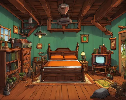 boy's room picture,children's bedroom,the little girl's room,children's room,bedroom,sleeping room,cartoon video game background,studio ghibli,kids room,cabin,abandoned room,log cabin,playing room,guest room,dandelion hall,small cabin,attic,one room,room,doctor's room,Illustration,Vector,Vector 13