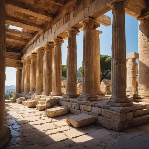 celsus library,greek temple,segesta,doric columns,peristyle,leptis,erechtheus,agrigento,kourion,erechtheion,dougga,ephesus,amphipolis,temple of hercules,laodicea,knossos,roman columns,tiryns,pergamum,celsus,Conceptual Art,Fantasy,Fantasy 10