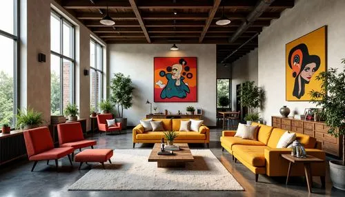 contemporary decor,mid century modern,loft,penthouses,modern decor,interior modern design,lofts,interior design,luxury home interior,apartment lounge,living room,interior decor,sitting room,livingroom,modern living room,home interior,minotti,andaz,mid century house,interior decoration