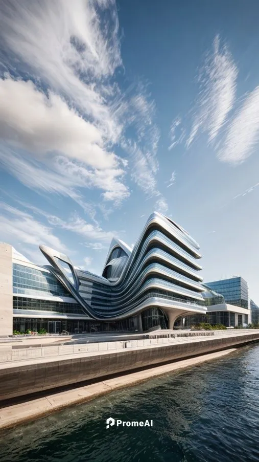 futuristic art museum,hotel barcelona city and coast,mercedes-benz museum,calatrava,futuristic architecture,house of the sea,autostadt wolfsburg,santiago calatrava,aqua studio,barangaroo,the waterfron