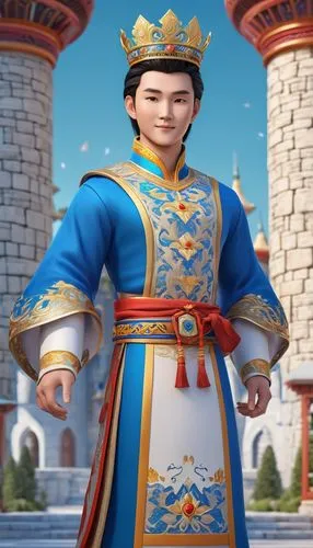 jiangdong,yuhuan,xufeng,chunming,khenin,zhuge,Unique,3D,3D Character