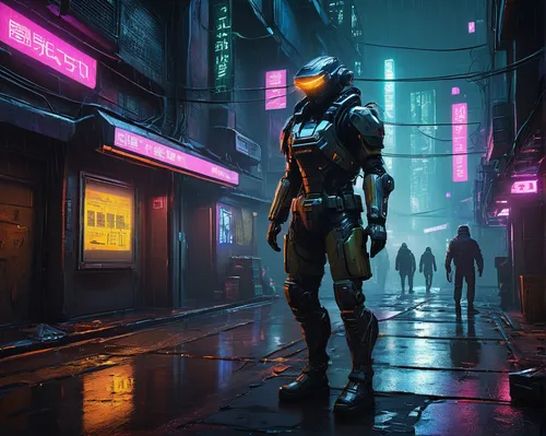 cyberpunk,scifi,sci-fi,sci - fi,futuristic,patrols,sci fi,cyber,alleyway,mute,dystopian,nova,dystopia,tau,hk,alley,pedestrian,echo,neon human resources,nomad,Conceptual Art,Daily,Daily 23