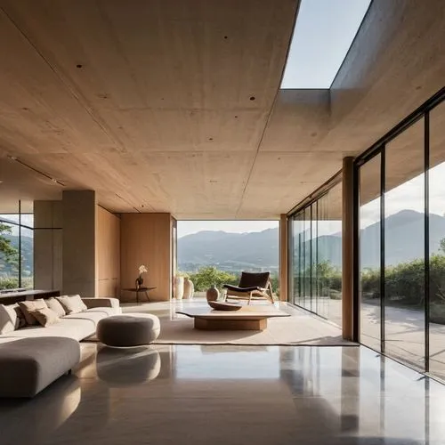 dunes house,corten steel,interior modern design,concrete ceiling,house in mountains,house in the mountains,exposed concrete,modern house,roof landscape,archidaily,living room,modern living room,luxury home interior,modern architecture,beautiful home,wooden floor,livingroom,modern decor,contemporary decor,cube house