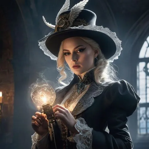 bewitching,witchfinder,witching,victoriana,gaslight,candlemaker,magicienne,the witch,witch hat,witch,candelight,bewitch,witch's hat icon,victorian lady,the hat of the woman,quirine,narcissa,helsing,hatter,witchery,Photography,Artistic Photography,Artistic Photography 15