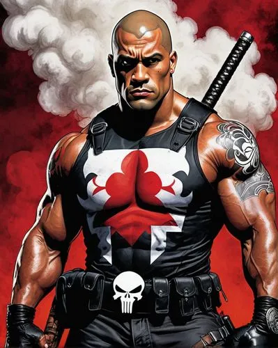 punisher,messalla,bane,crossbones,zsasz,stutman,Illustration,American Style,American Style 15