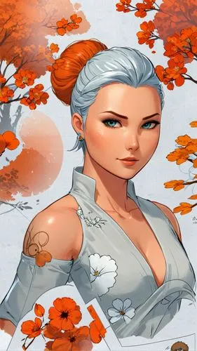 rosa ' amber cover,linden blossom,bunches of rowan,floral background,white rose snow queen,orange blossom,marguerite,japanese sakura background,game illustration,orange petals,flower background,vanessa (butterfly),girl in flowers,fire poker flower,floral poppy,orange roses,autumn theme,safflower,portrait background,flower painting,Unique,Design,Character Design