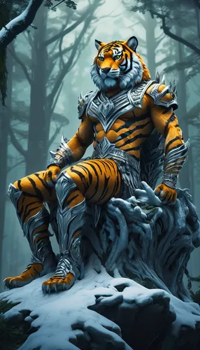 tiger,a tiger,tigerle,fantasy picture,tiger png,bengal tiger,digital compositing,world digital painting,royal tiger,young tiger,blue tiger,fantasy art,siberian tiger,tigers,chestnut tiger,asian tiger,forest animal,tiger cub,amurtiger,hunting seat,Conceptual Art,Fantasy,Fantasy 02