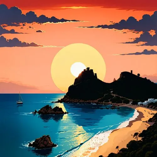 sun,coast sunset,sun moon,pacific,zanzibar,seychelles,sol,vietnam,sunset beach,jeju,sunrise beach,orange bay,sun and sea,jeju island,honolulu,kohphangan,sun of jamaica,an island far away landscape,beach landscape,landscape background,Conceptual Art,Sci-Fi,Sci-Fi 17