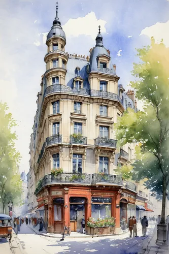 watercolor paris shops,watercolor paris,watercolor paris balcony,paris cafe,parisian coffee,the boulevard arjaan,paris shops,watercolor cafe,french building,paris,paris balcony,watercolor tea shop,casa fuster hotel,watercolor shops,bistrot,montmartre,grand hotel,facade painting,paris clip art,dauphine,Art,Classical Oil Painting,Classical Oil Painting 23