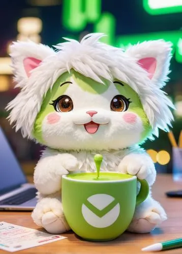 cat drinking tea,tea party cat,cat coffee,cute coffee,cute cat,cat's cafe,macchiato,low poly coffee,mocaccino,melonpan,cendol,teacup,tea zen,drinking coffee,hot drink,cat kawaii,chinese teacup,cup of cocoa,cute fox,fluffy diary,Illustration,Japanese style,Japanese Style 02