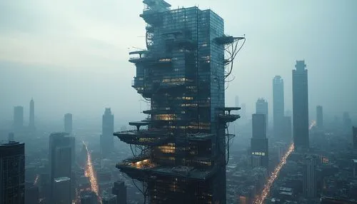 futuristic architecture,guangzhou,shanghai,skyscraper,the skyscraper,arcology,skycraper,skyscraping,ctbuh,sedensky,supertall,futuristic landscape,urban towers,steel tower,unbuilt,metropolis,residential tower,dystopian,chengdu,shenzhen,Photography,General,Realistic