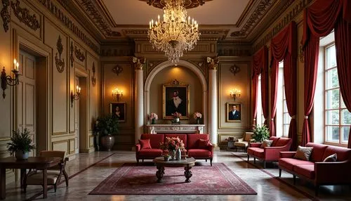 royal interior,ritzau,foyer,entrance hall,lanesborough,enfilade,sitting room,parlor,ornate room,victorian room,russborough,powerscourt,chateau margaux,ditchley,althorp,wade rooms,farmleigh,lobby,danish room,villa cortine palace