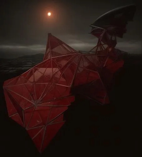 Supercar in New York, Cinematic Style,watermelon umbrella,3d render,red sun,blood moon,blood moon eclipse,red planet,chair and umbrella,low poly,red sail,sky space concept,aerial view umbrella,3d rend