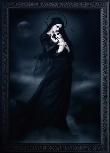 gothic portrait,dark gothic mood,isoline,mourners,gothic woman,hekate,dark art,halloween frame,malefic,diamanda,mourner,dark portrait,samhain,hecate,martyrium,mezzotint,nightdress,darkwave,dark angel,