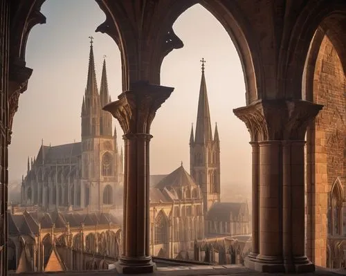 spires,cathedrals,buttresses,neogothic,metz,rouen,chartres,buttressing,reims,matthias church,notre dame,buttressed,mincy,abbaye de belloc,lisieux,bourges,theed,monasterium,gothic church,cathedral,Photography,General,Cinematic