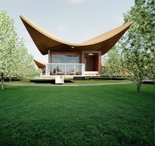 grass roof,timber house,mahdavi,summer house,pavillon,pavillion