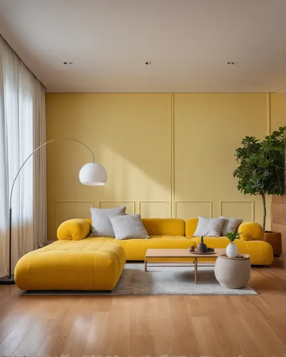 sofa set,living room,apartment lounge,yellow wall,livingroom,soft furniture,sofa,modern decor,mid century modern,modern living room,chaise lounge,sitting room,interior design,contemporary decor,the living room of a photographer,yellow orange,modern room,yellow wallpaper,loveseat,sofa cushions,Photography,General,Realistic