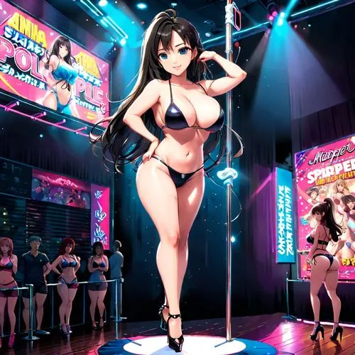 tifa,anime 3d,3d figure,gioeli,idolmaster,mmd,Anime,Anime,Realistic