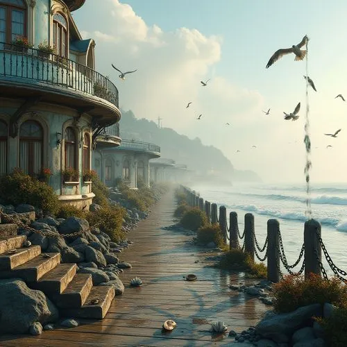 seaside country,shorefront,boardwalk,seaside,coastline,rodanthe,seaside view,seaside resort,seahaven,oceanfront,seafront,oceanside,syberia,monterey,seacliff,beachfront,pigeon point,tidelands,scripps,the coast,Photography,General,Realistic