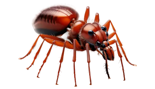 Up-close ant, macro shot, detailed texture, shiny exoskeleton, antennae, compound eyes, mandibles, six legs, body segments, dark brown color, glossy finish, soft focus background, natural lighting, 1/