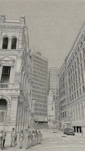 nihonbashi,lothbury,cheapside,britomart,bishopsgate,yuchengco,cornhill,city buildings,transamerican,hankou,eastcheap,city scape,apthorp,cape town cbd,calcutta,woolnoth,marunouchi,unbuilt,sketchup,renderings,Design Sketch,Design Sketch,Pencil