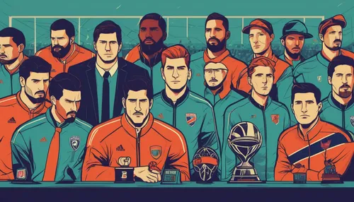 football team,uefa,money heist,eight-man football,world cup,soccer team,barca,footballers,copa,european football championship,soccer world cup 1954,retro background,union,rangers,team-spirit,futebol de salão,six-man football,workers,vector people,fifa 2018,Illustration,Vector,Vector 06