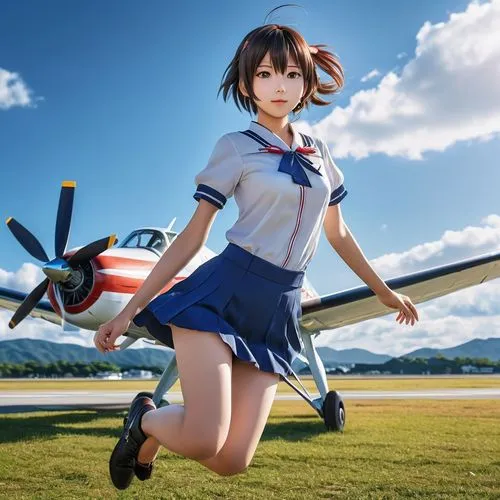 kantai collection sailor,delta sailor,kaga,yanmei,sailor,aerocar,Photography,General,Realistic