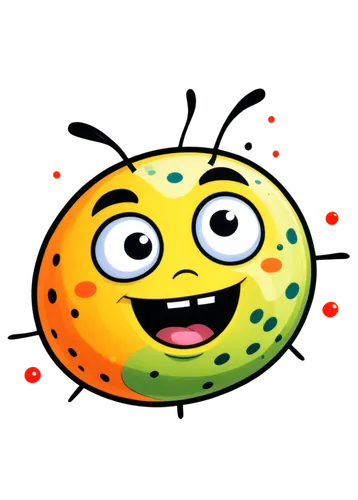 locoroco,gourmelon,cobolli,dot,dotcomguy,seven-dot ladybug,muskmelon,mumbo,kirbo,kiwano,melony,insect ball,naranjito,sunndi,apfel,melongena,mimivirus,eyespots,bellpepper,melon,Illustration,American Style,American Style 04