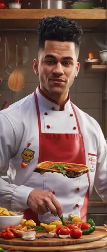 Craft a comedic scenario where FaZe Teeqo finds himself accidentally competing in a prestigious cooking competition.,chef,men chef,cook,kos,tlacoyo,zuccotto,burguer,cuisine,cook ware,friesalad,chef ha