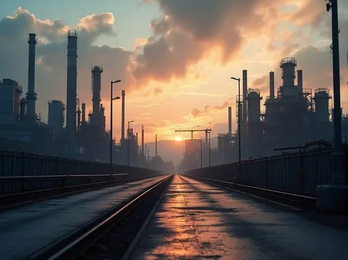 industrial landscape,refineries,refinery,oil refinery,industrial,petrochemical,chemical plant,industrialize,petrochemicals,industrialization,industriels,industriale,industrialism,industrie,industrial plant,refiners,industrial area,industrial smoke,industry,industrielles,Photography,General,Realistic