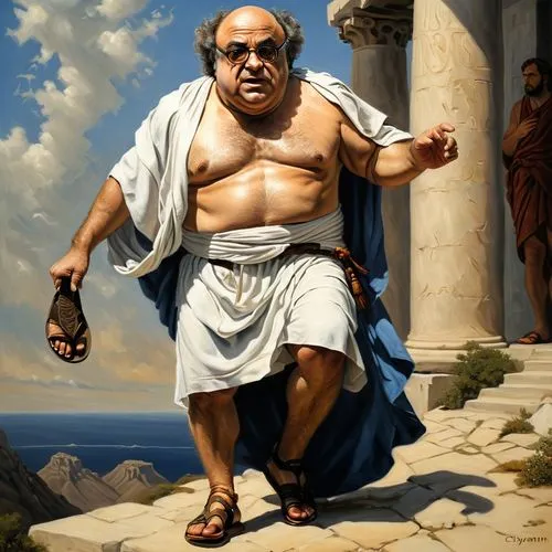 greek,devito,polyphemus,greeks,stavros,greek in a circle,Conceptual Art,Daily,Daily 01