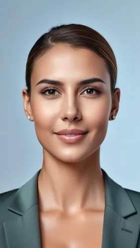 woman face model,  brunette, suit, sides, angular cheekbones,  Strong and angular mandibule, big smile, Modern sport,woman face model,ocasio,aoc,bussiness woman,administrator,custom portrait,corporato