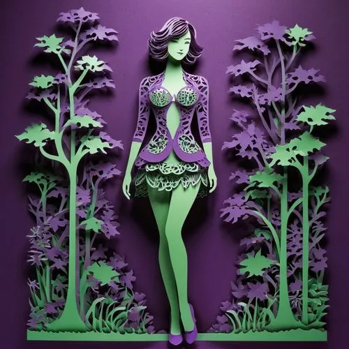 background ivy,burlesques,fornasetti,la violetta,secret garden of venus,aristolochic,Unique,Paper Cuts,Paper Cuts 04