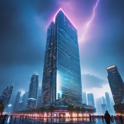 barad,guangzhou,supertall,electric tower,lexcorp,the skyscraper,tianjin,electronico,cybercity,skycraper,shenzhen,the energy tower,megacorporation,cyberport,skyscraping,skyscraper,mubadala,pc tower,chongqing,shenzen,Conceptual Art,Fantasy,Fantasy 29