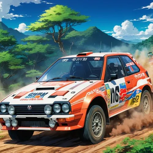 rallying,rallye,bouffier,rally,dakar rally,isuzuki,meeke,kiyota,rallycross,aprc,wrc,hillclimb,ralli,onrush,neuville,eurobeat,nissans,mcrae,makinen,game car,Illustration,Japanese style,Japanese Style 03