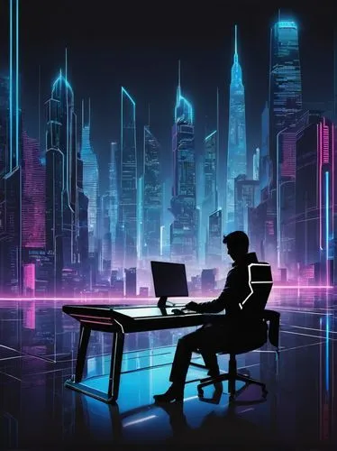 cyberpunk,cybercity,cybertown,cyberscene,man with a computer,cyberpatrol,cyber,synth,cyberia,cyberworld,cyberian,cybersurfing,laptop wallpaper,cybertrader,cyberpunks,digitalism,computable,cybersurfers,cybernet,computerologist,Illustration,Black and White,Black and White 31