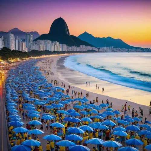 The Simpsons walking along Copacabana beach in Brazil
,brazilian beach,copacabana,brazil carnival,brazil brl,umbrella beach,rio,rio 2016,rio olympics,neon carnival brasil,summer beach umbrellas,brazil